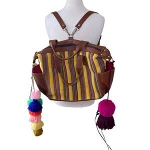 NENA & CO Convertible Day Bag in "Legend" with Detachable Poufs